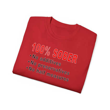 100% Sober dtg Tee