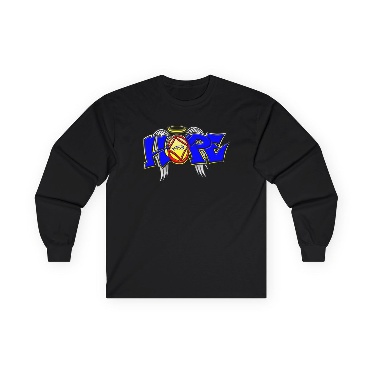 Hope Wings Graffiti Long Sleeve dtg Tee