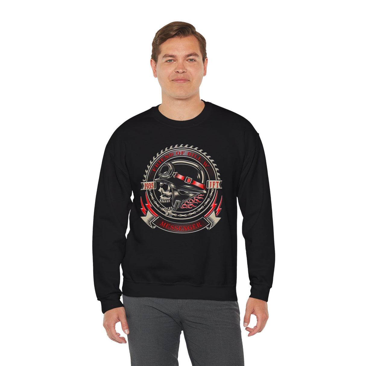 Billl W 1935 Messenger dtg Crewneck Sweatshirt