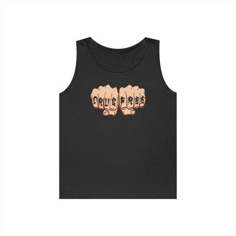 Drug Free Fist dtg Tank Top