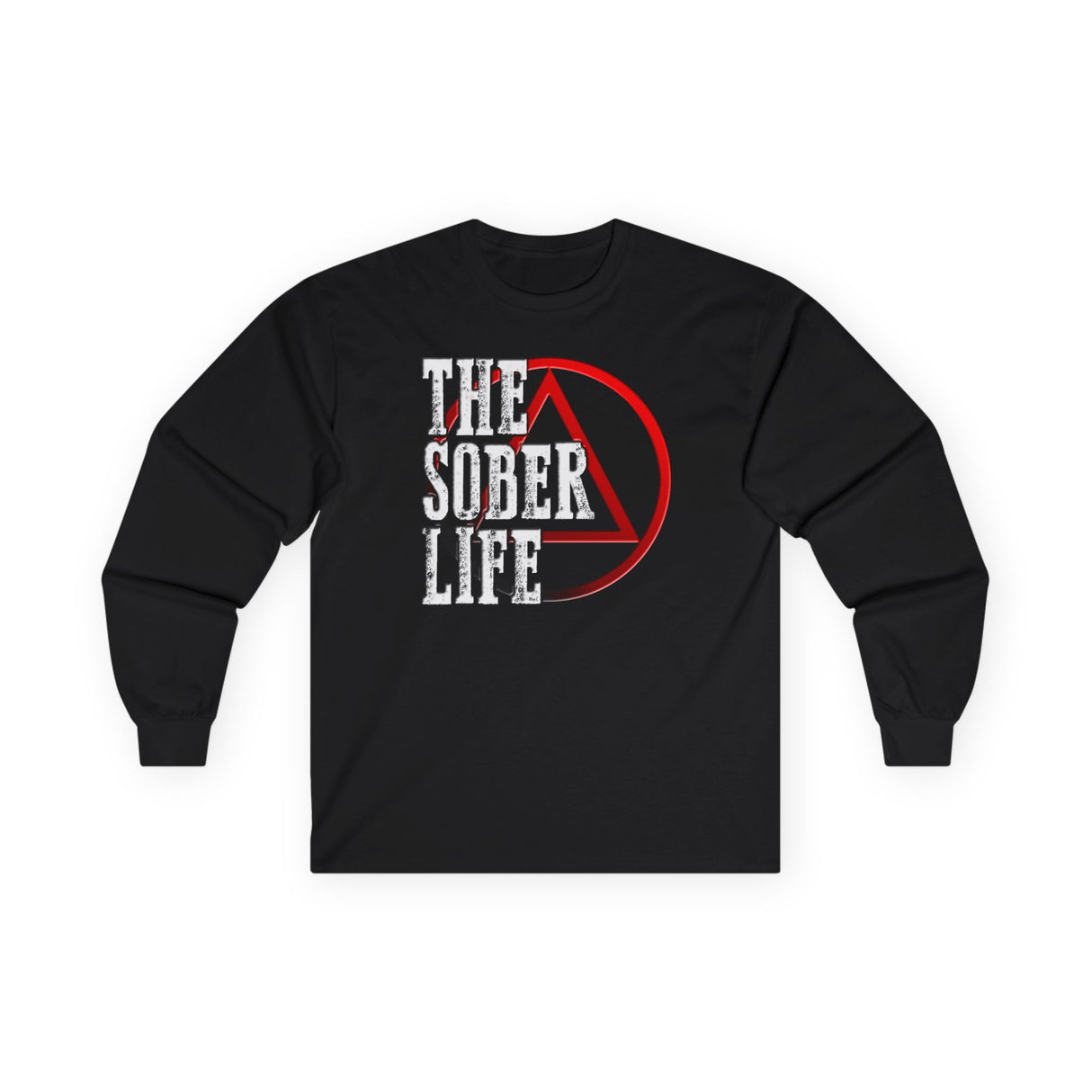 AA- The Sober Life Long Sleeve dtg Tee