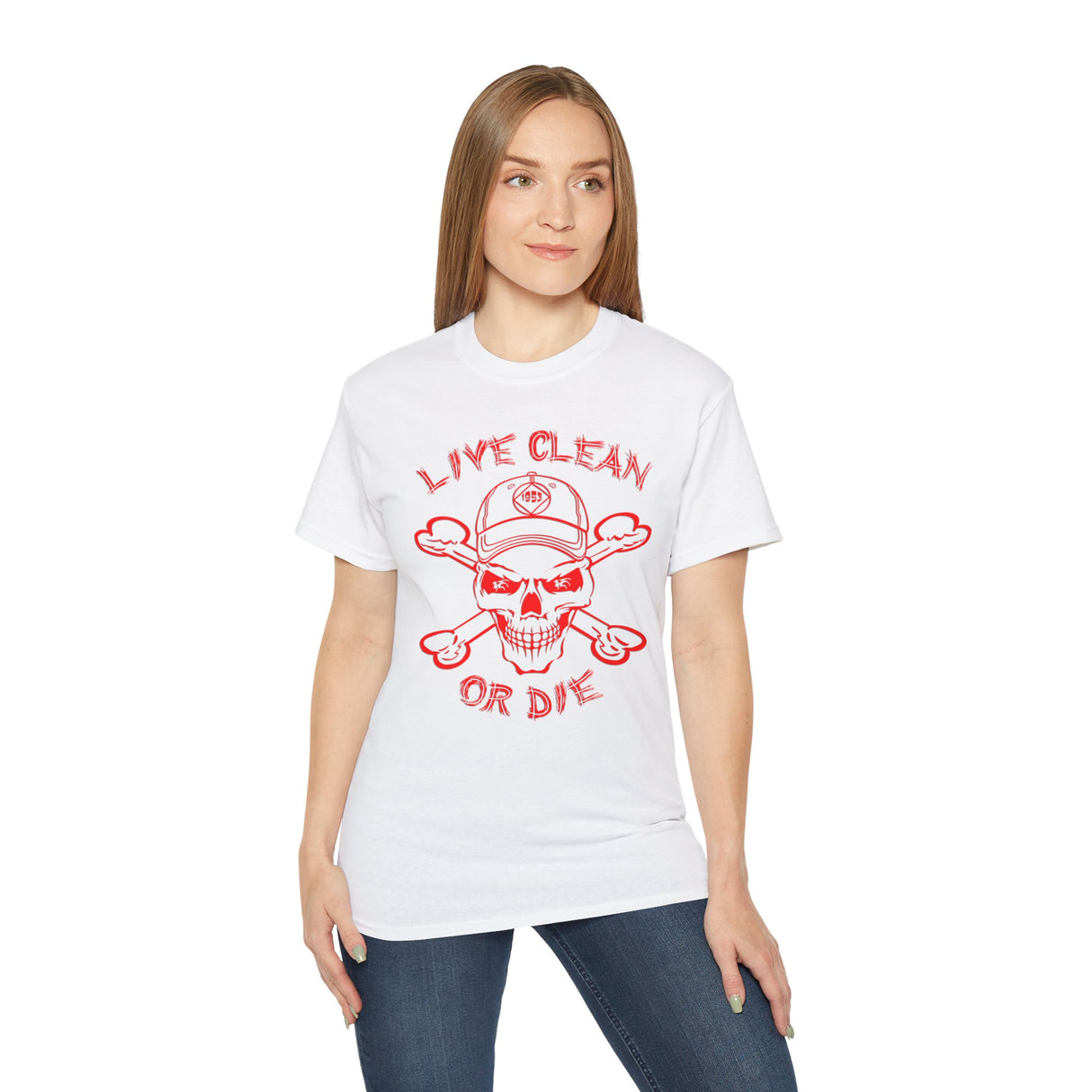 Live Clean Or Die  V.3 -  dtg Tee