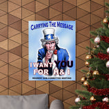 H&I Uncle Sam I Want You Vertical Posters