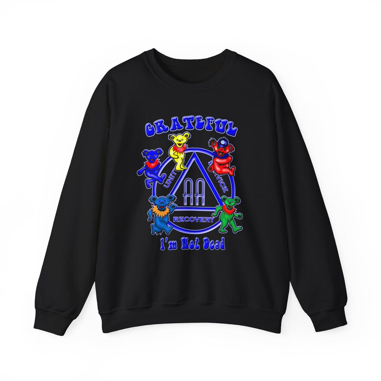 AA Not Dead  dtg Crewneck Sweatshirt