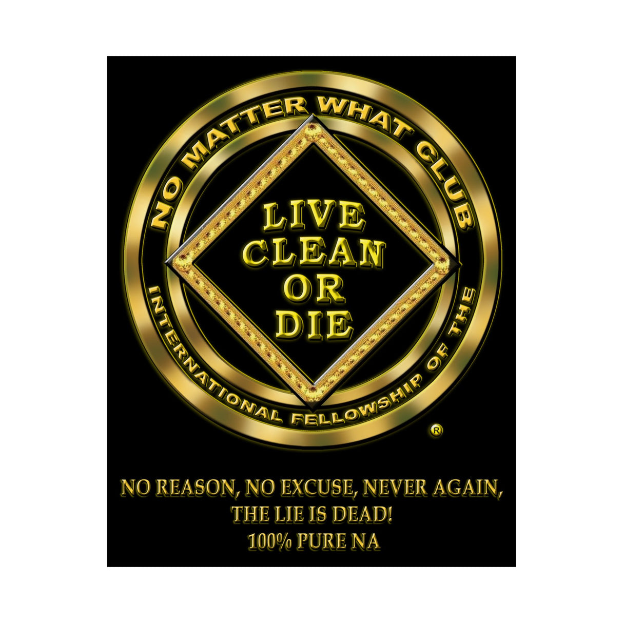 No Matter What Gold  Vertical Posters