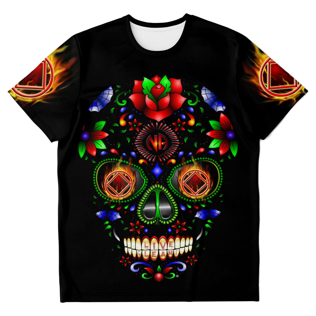 Sugar Skull 2 AOP T-shirts