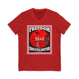 Freedom From Active Addiction dtg V-Neck Tee