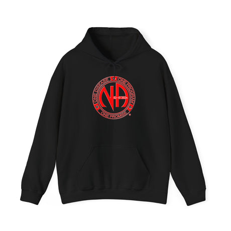 Custom Red One Disease, One Program Hoodie
