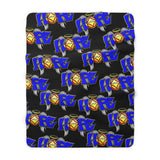 Hope Wings Graffiti  Fleece Blanket