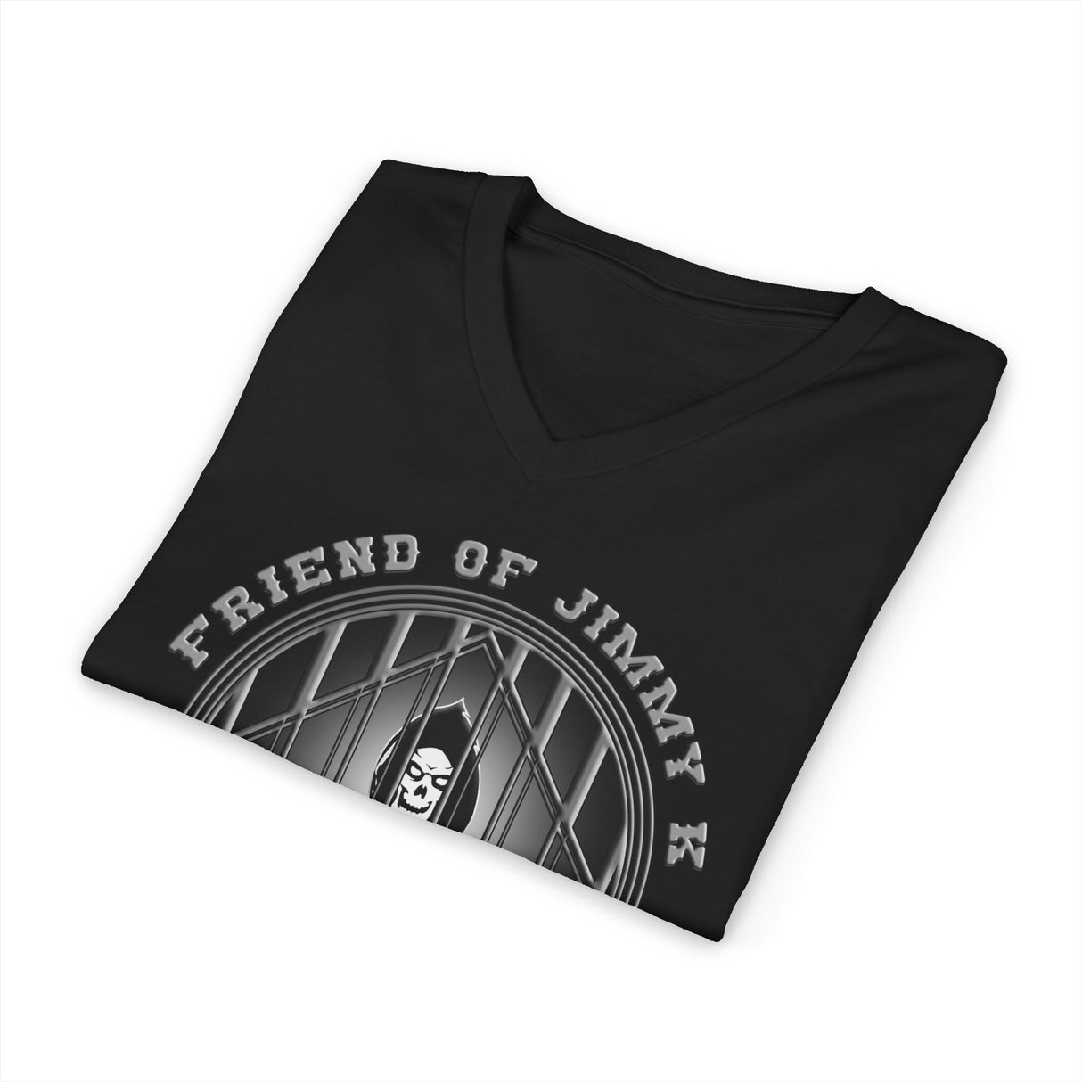 Fighting The Reaper  dtg V-Neck Tee