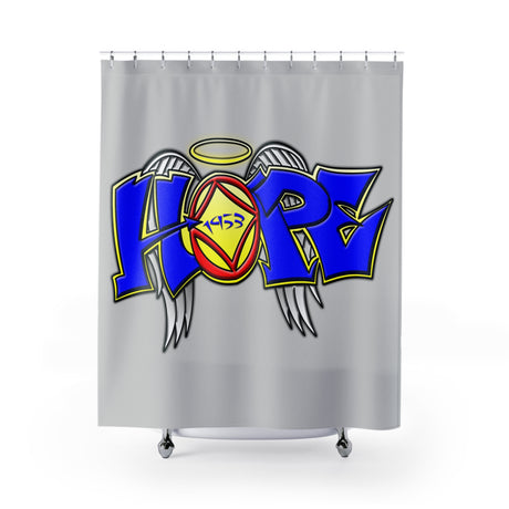 Hope Wings Graffiti Shower Curtains