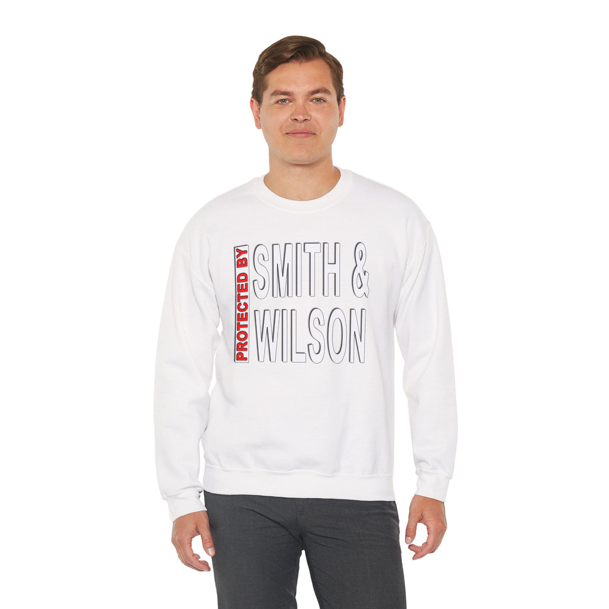 Protected By Smith & Wilson dtg Crewneck Sweatshirt