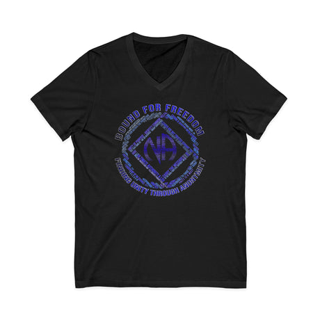 Bound For Freedom dtg V-Neck Tee