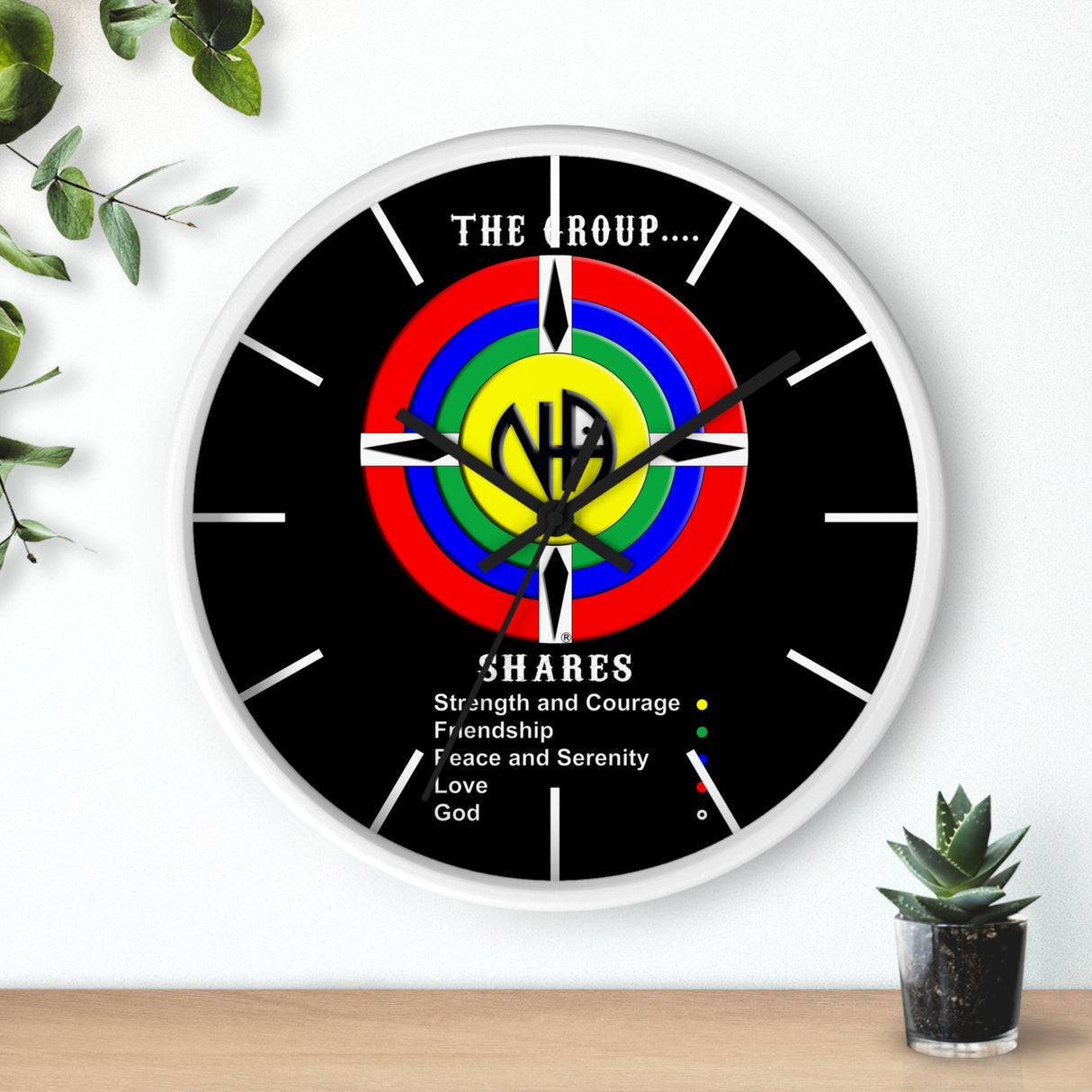 The Group Shares Wall Clock