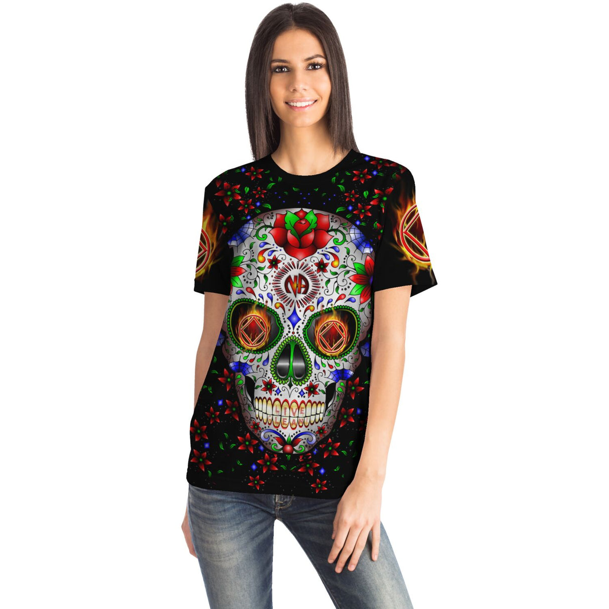 Sugar Skull 1 AOP T-shirts