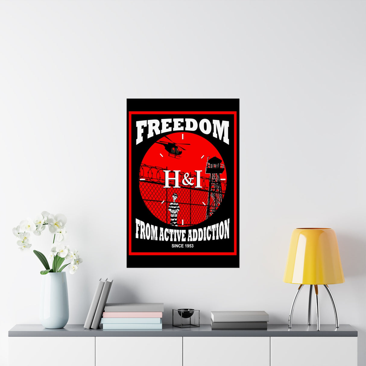 Freedom From Addiction Vertical Posters