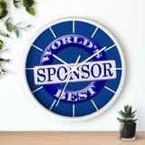 World's Best Sponsor Wall Clock