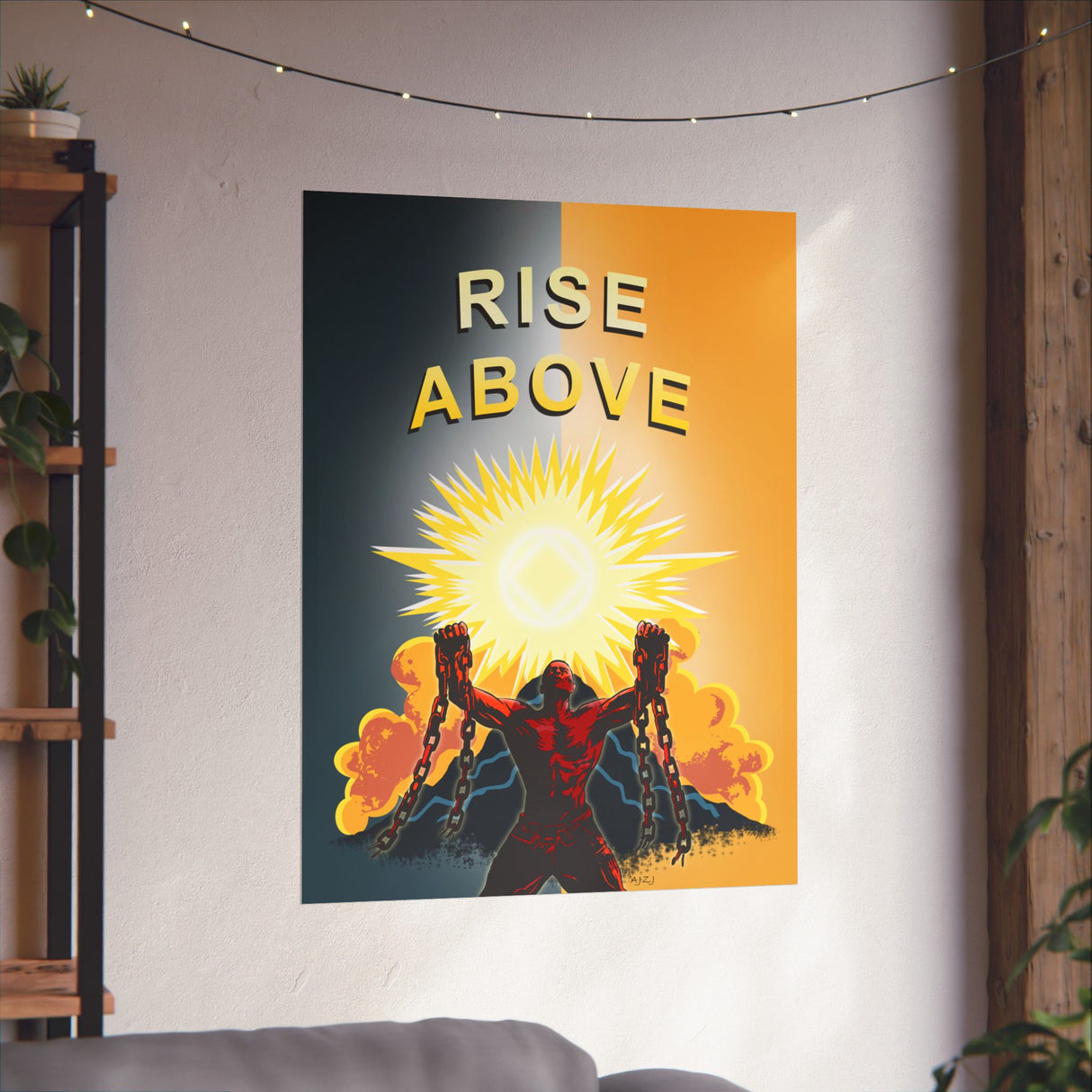 Rise Above V.2 Vertical Posters