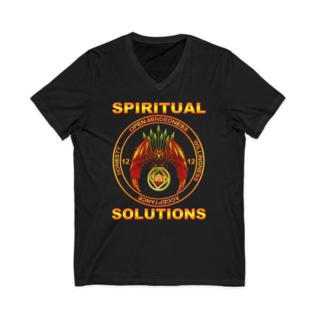 Spiritual Solutions V. 2 dtg V-Neck Tee