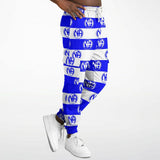 Striped NA Symbol Blue AOP SWEAT PANTS
