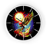 Phoenix Rising Wall clock