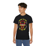 Customized AA Plug In Jug Skull dtg Tee