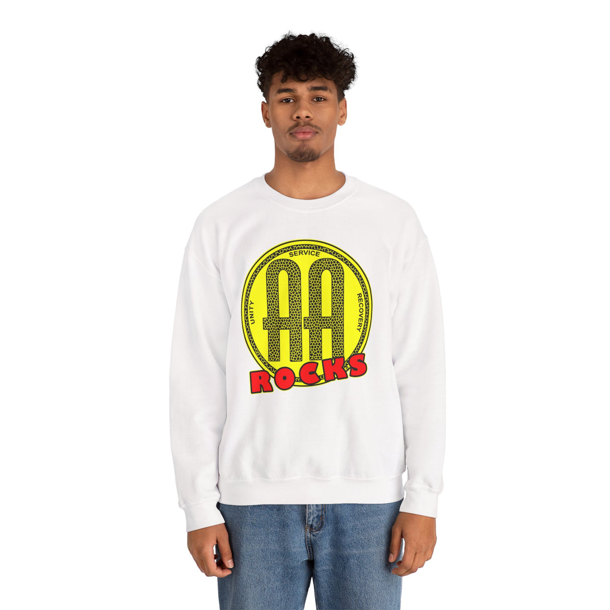 AA Rocks dtg Crewneck Sweatshirt