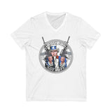 Shoot Guns Not Dope dtg V-Neck Tee