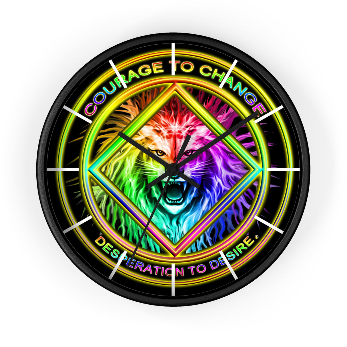 Courage To Change Wall Clock