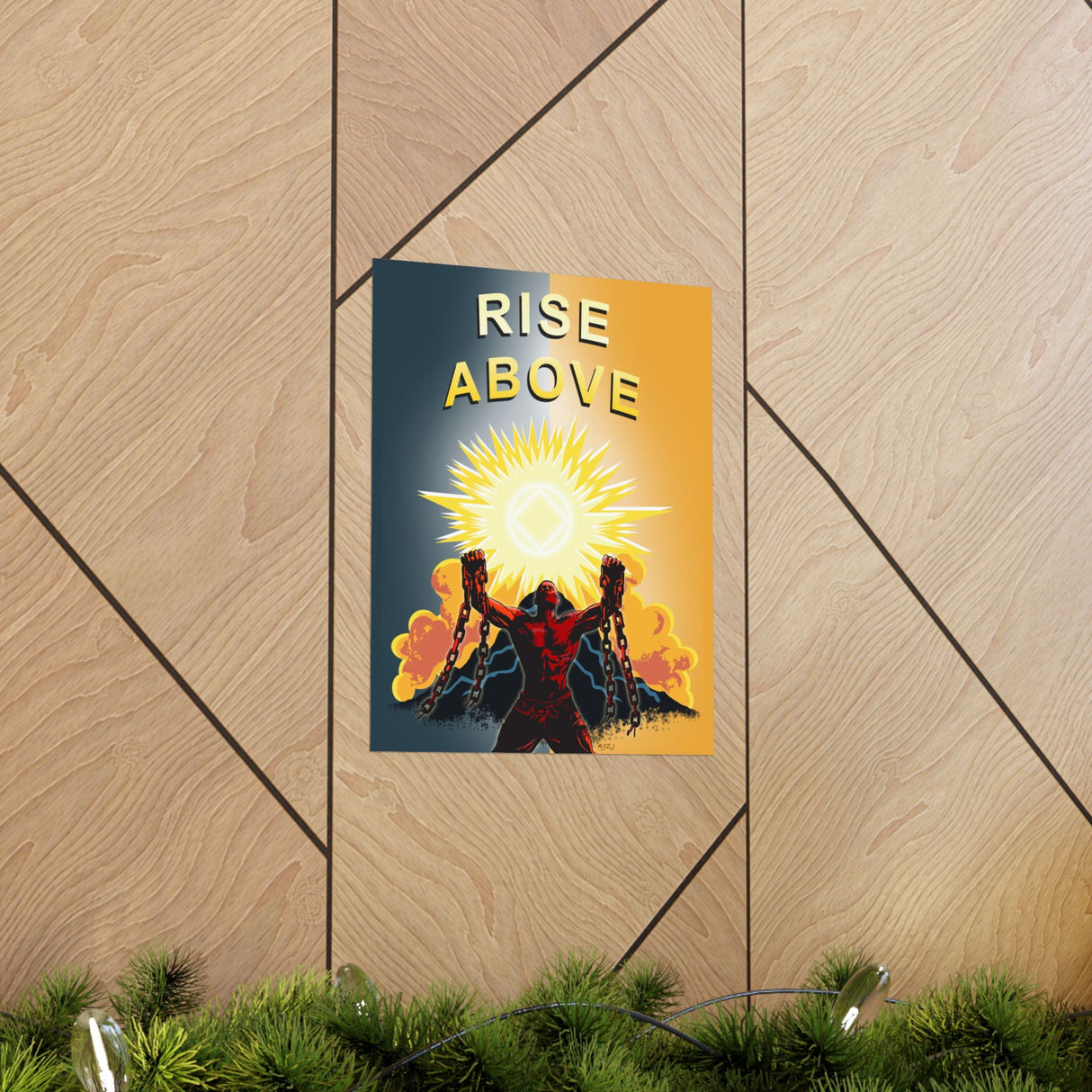Rise Above V.2 Vertical Posters