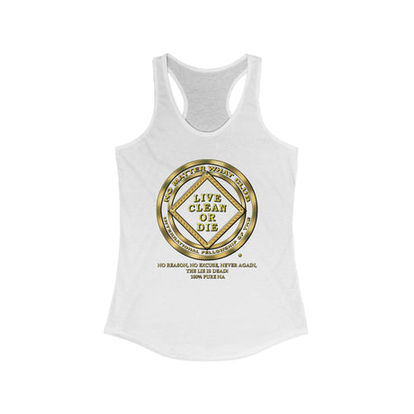 No Matter What Club Gold NA Racerback Tank