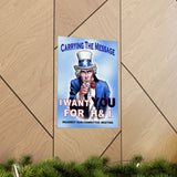 H&I Uncle Sam I Want You Vertical Posters