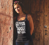 99 Problems Booze Ain't One AA Racerback Tank