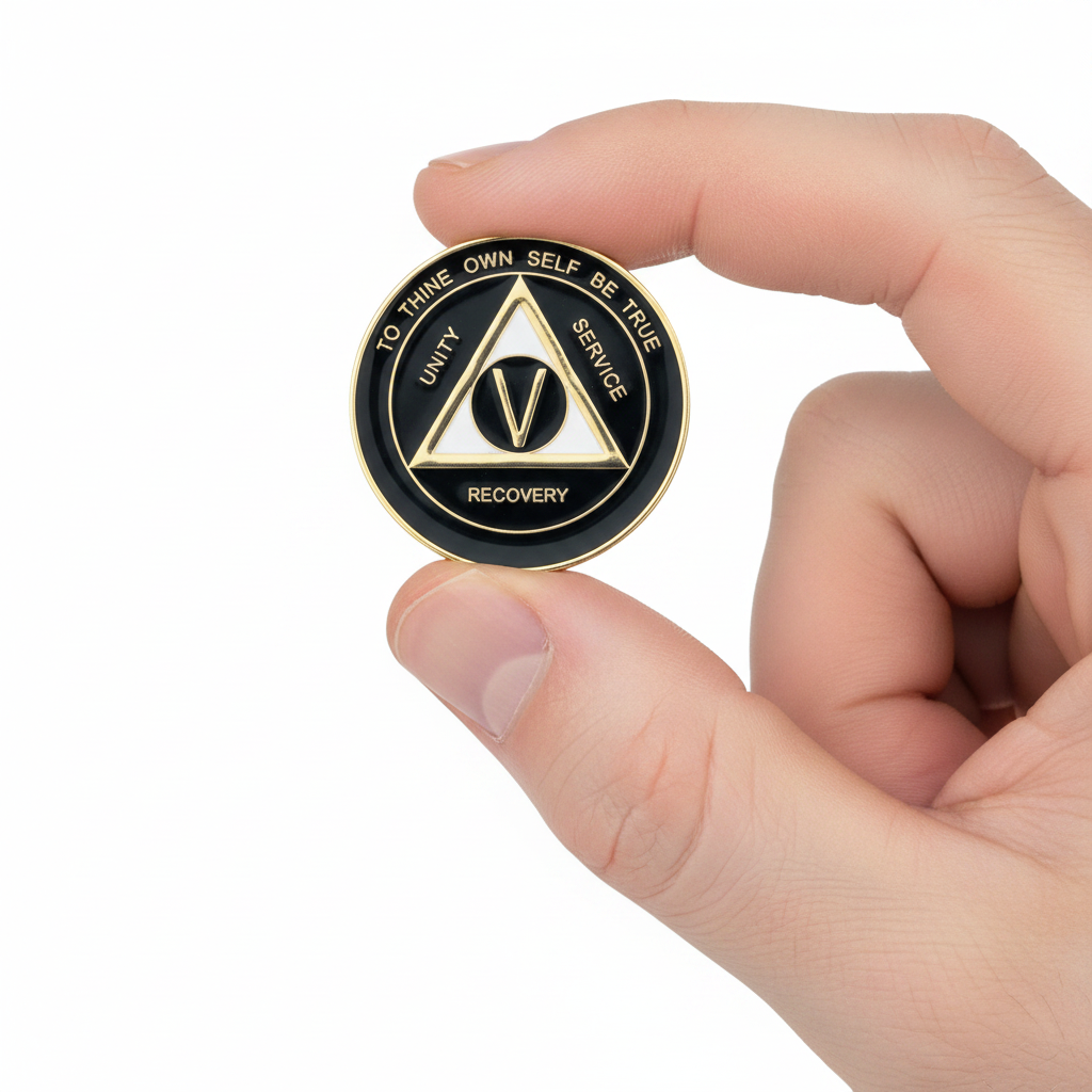 AA Medallion Black and Pearl