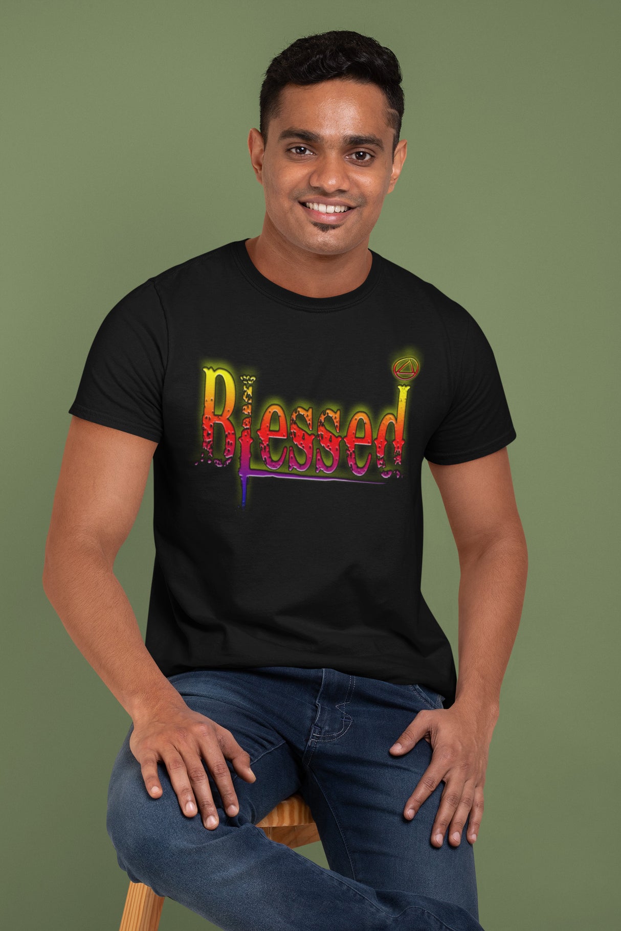 AA- Blessed V.1 SS  dtg Tee