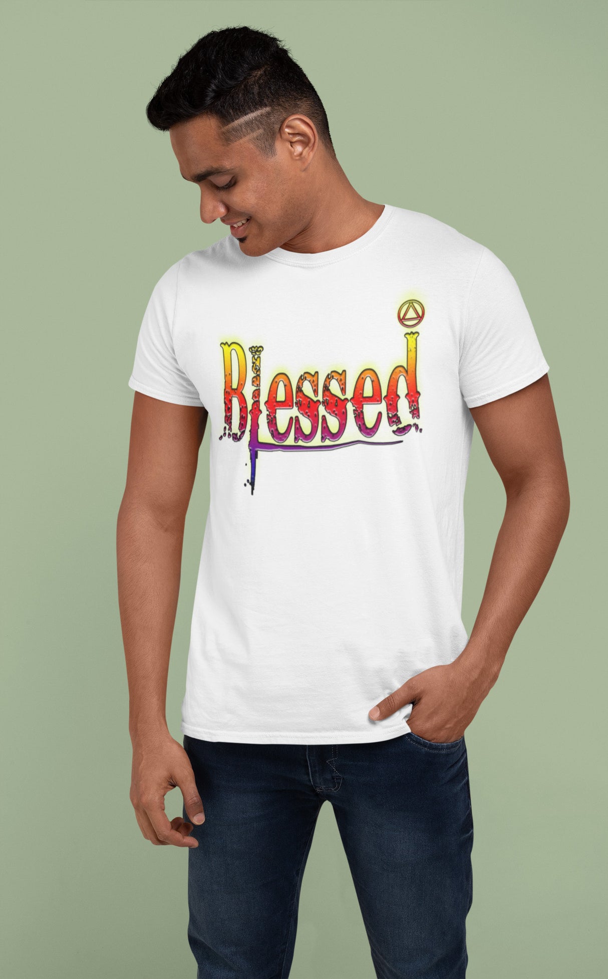 AA- Blessed V.1 SS  dtg Tee