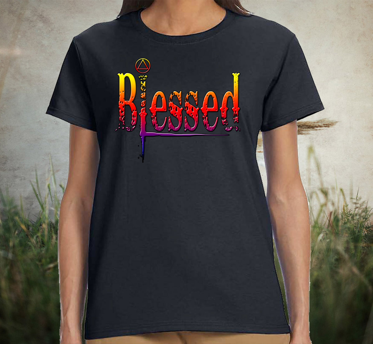 ldTs- AA Blessed Women's Tee