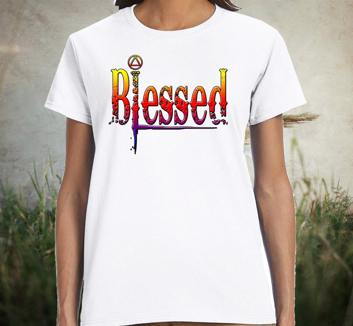 ldTs- AA Blessed Women's Tee