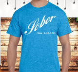 AA - Cola Style Sober Date Custom SS/LS Tee