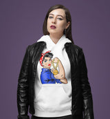 Custom AA Rosie The Riveter dtg Hoodie