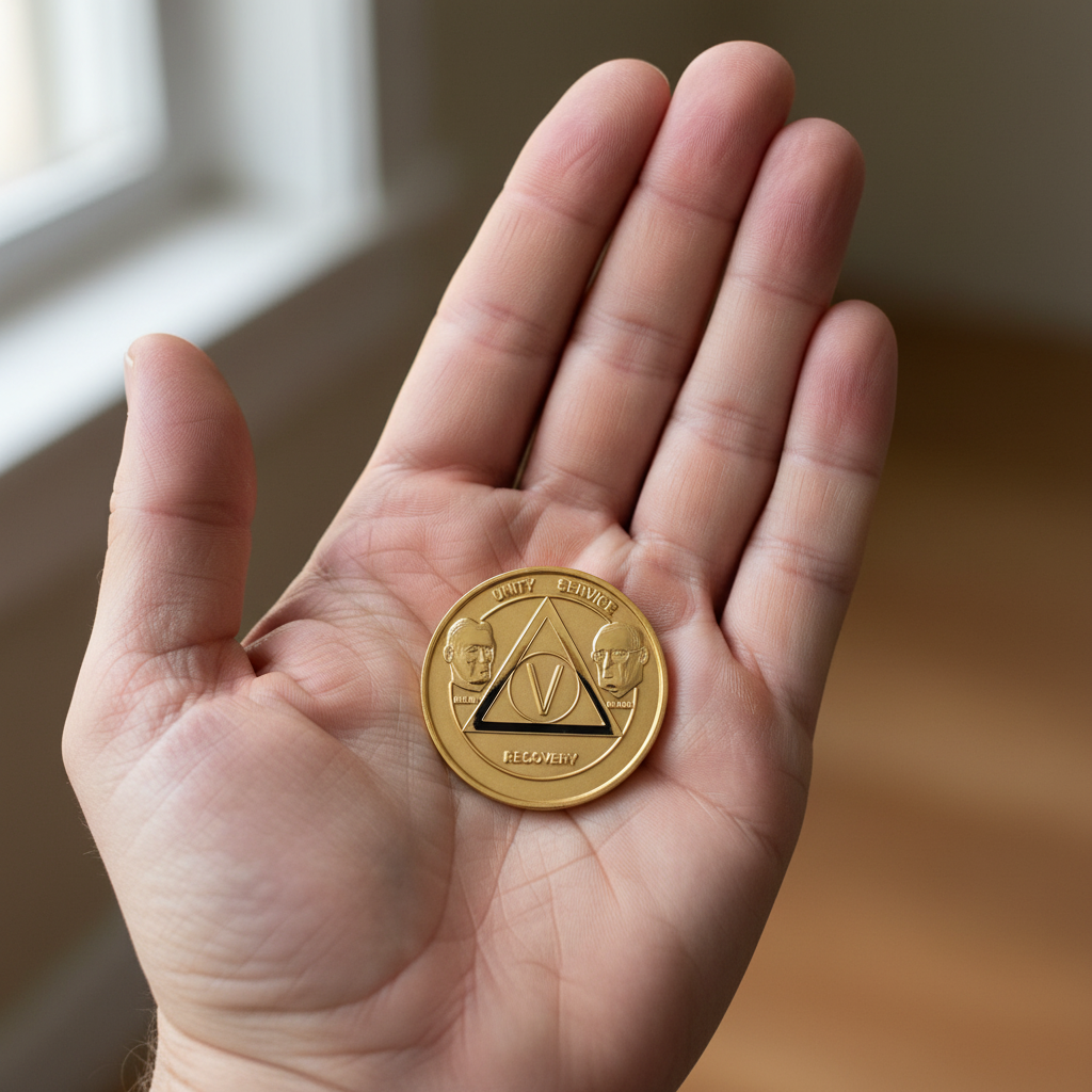 AA Founders Medallion Gold - 24hr-60 Yrs