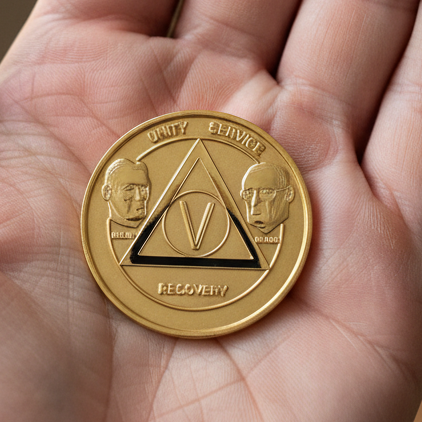AA Founders Medallion Gold - 24hr-60 Yrs