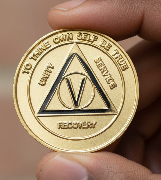 AA Medallion Gold Plated