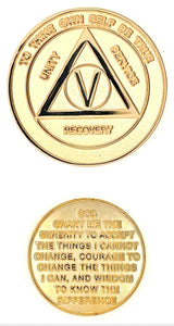 AA Medallion Gold Plated