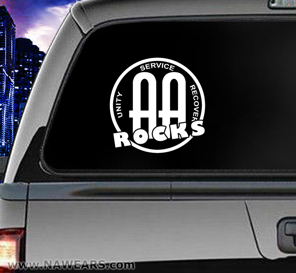 Win Decal - AA Rocks Symbol