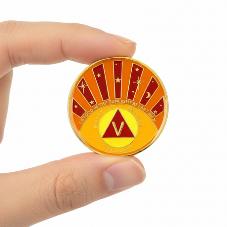 AA Medallion Stood In Sunlight