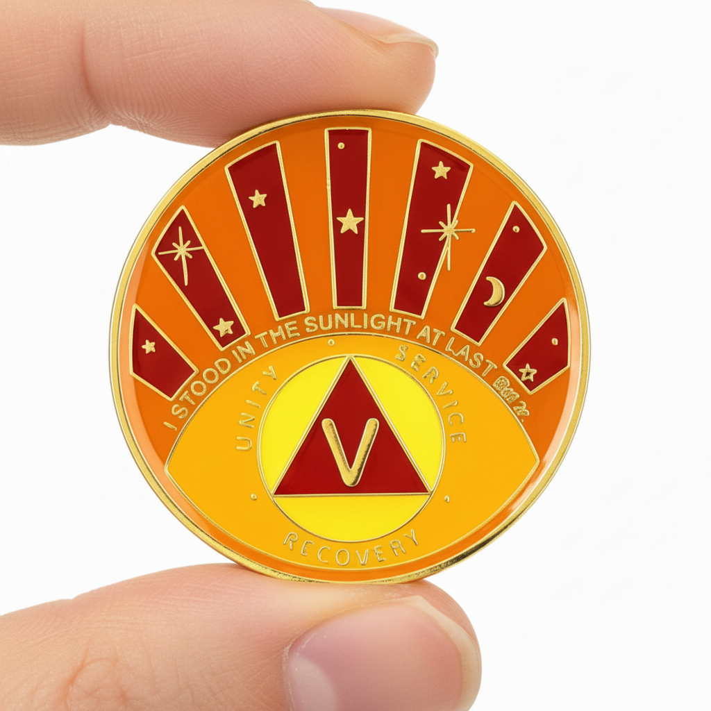 AA Medallion Stood In Sunlight