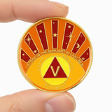 AA Medallion Stood In Sunlight