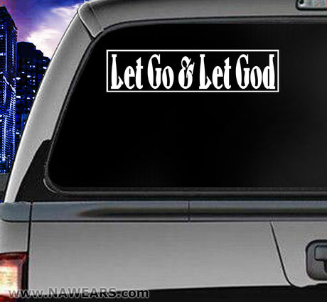 Win Decal - Let Go & Let God