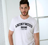 Custom Anonymous Est Clean Date Unisex Tee